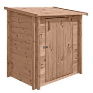 Local technique en bois pour piscine