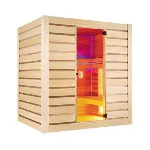 Sauna Hybrid Combi vapeur + infrarouge - Holl‘s