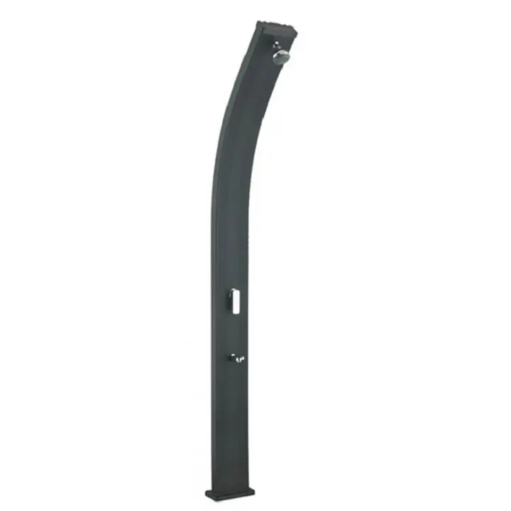Douche solaire piscine alu 28 L Design Courbe