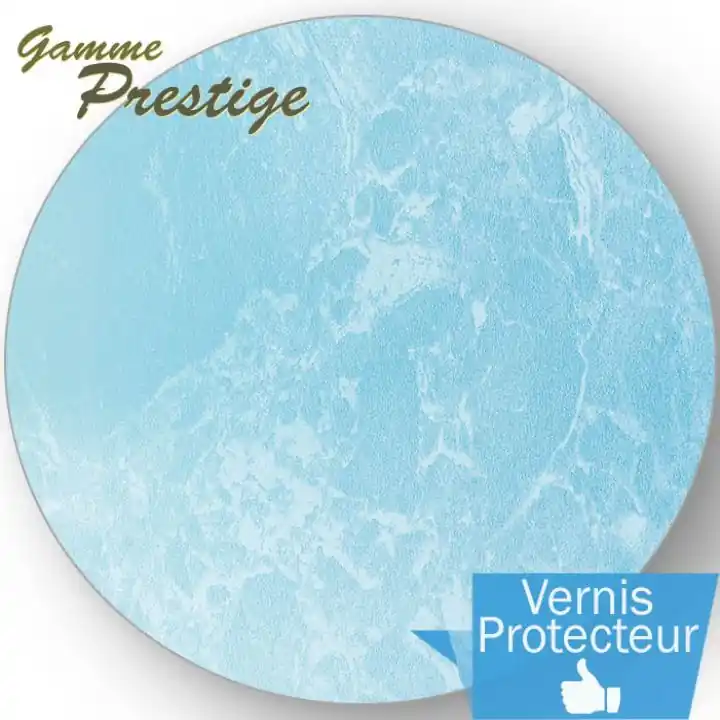 Liner piscine 75/100ème 2015 effet "nacré" Bleu turquoise