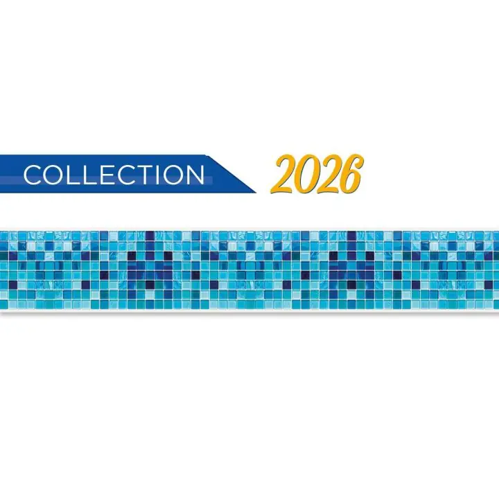Frise piscine auto-collante Océane 24 cm x 5 m