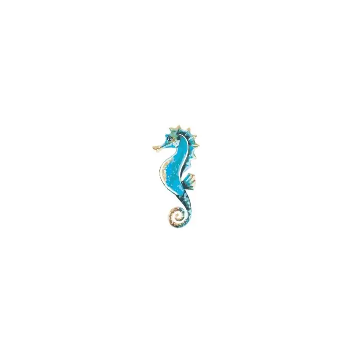 Décoration auto-collante Hippocampe bleu