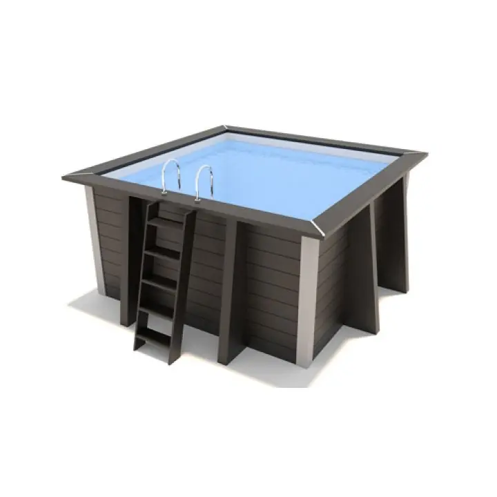 Piscine composite carrée Edline Pool 3.11 x 3.11 x 1.20 m