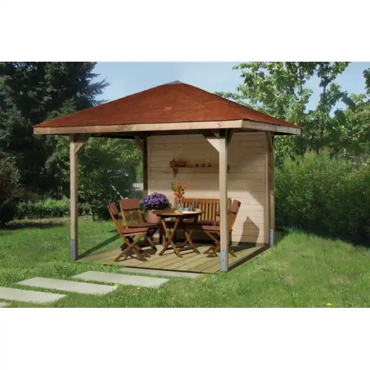 Tonnelle de jardin en bois PARADIES tailles 1 et 2