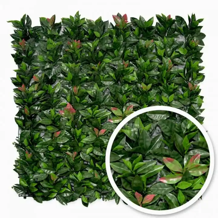 Feuillage artificiel Photinia 1m x 1m