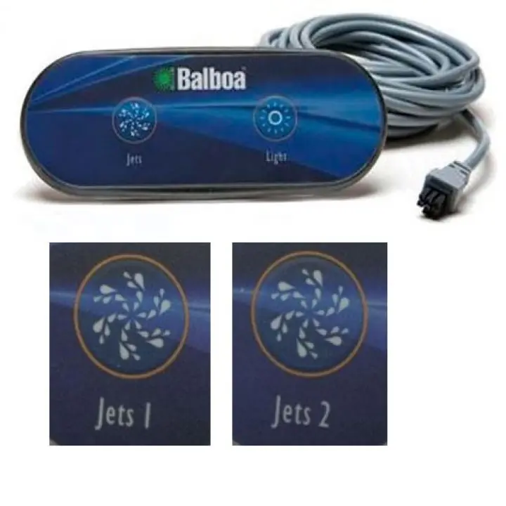 Clavier de commande auxiliaire Balboa AX20 (Jets1 et Jets2)